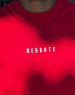 Oversized vermelha/estampa branca Resgate - Imagem 4