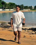 Oversized branca/estampa vermelha Resgate - Imagem 2