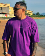 Oversized roxo/estampa branca Resgate - Imagem 2