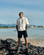 Oversized branca/estampa roxo Resgate - Imagem 3